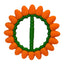 Carrot Grip and Soothe Silicone Baby Teether