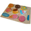 Wooden Puzzle Cutting Dessert Play Board
