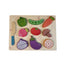 Wooden Puzzle Cutting Vegetable Play Board