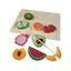 Wooden Puzzle Cutting Fruits Play Board